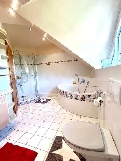 Sonnige Wohnung Am Lindenberg Lohfelden Exteriér fotografie